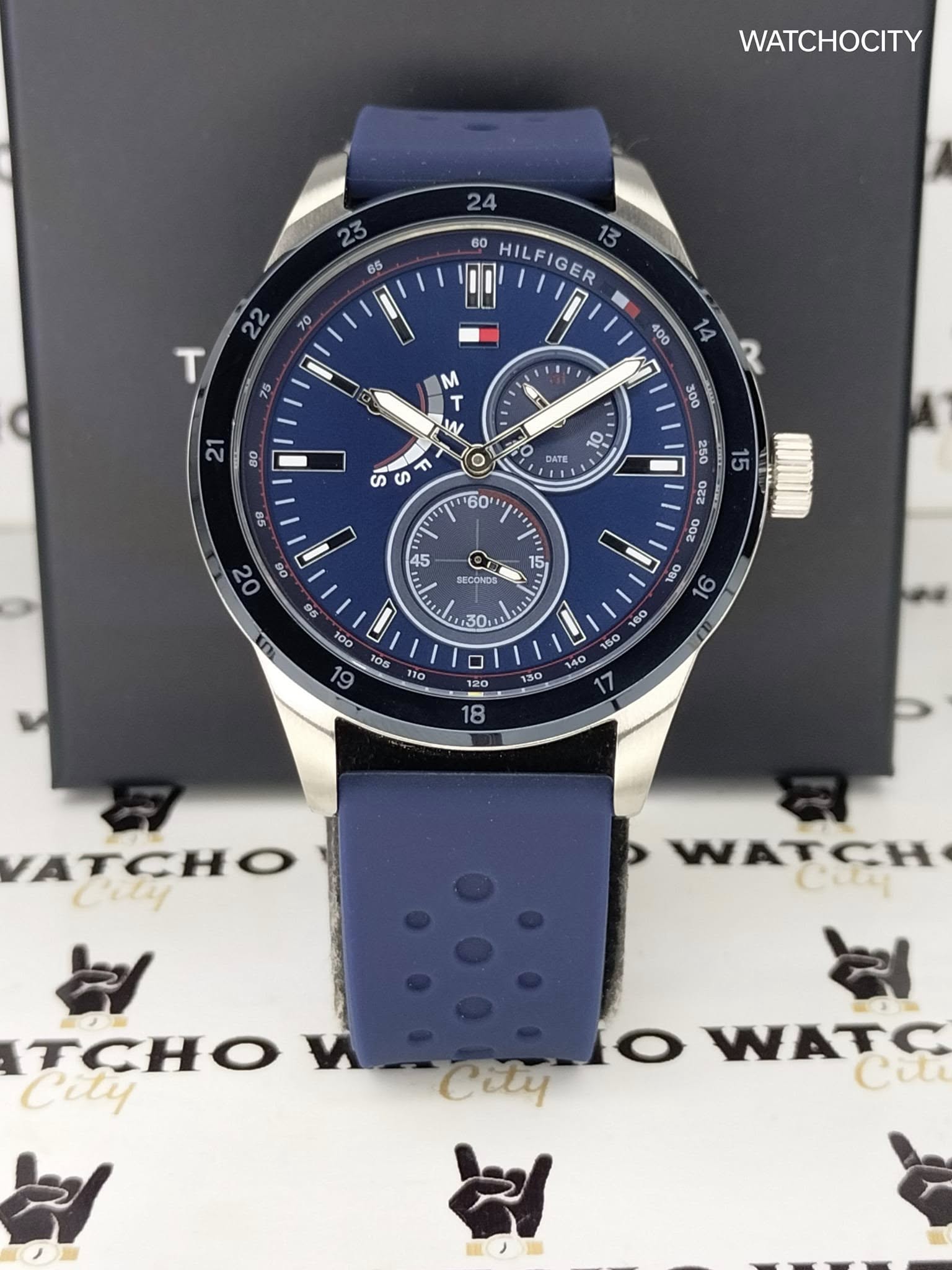TOMMY HILFIGER AUSTIN BLUE image 1