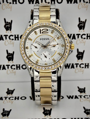 FOSSIL RILEY TWO-TONE image 0