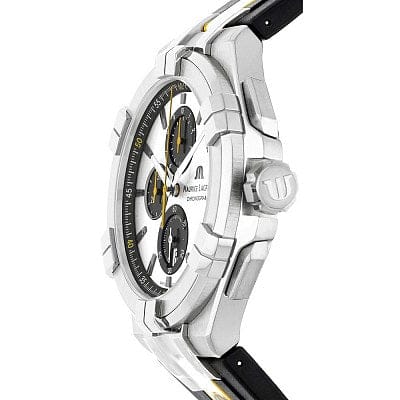 MAURICE LACROIX AIKON TWO-TONE SILICONE STRAP MULTI DIAL CHRONOGRAPH