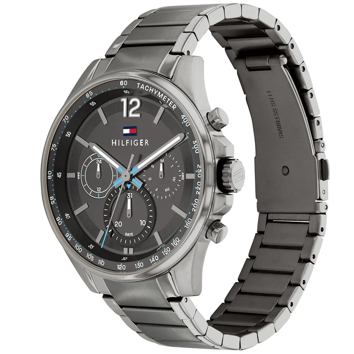 TOMMY HILFIGER MAX GREY STAINLESS STEEL GREY DIAL COSMOGRAPH