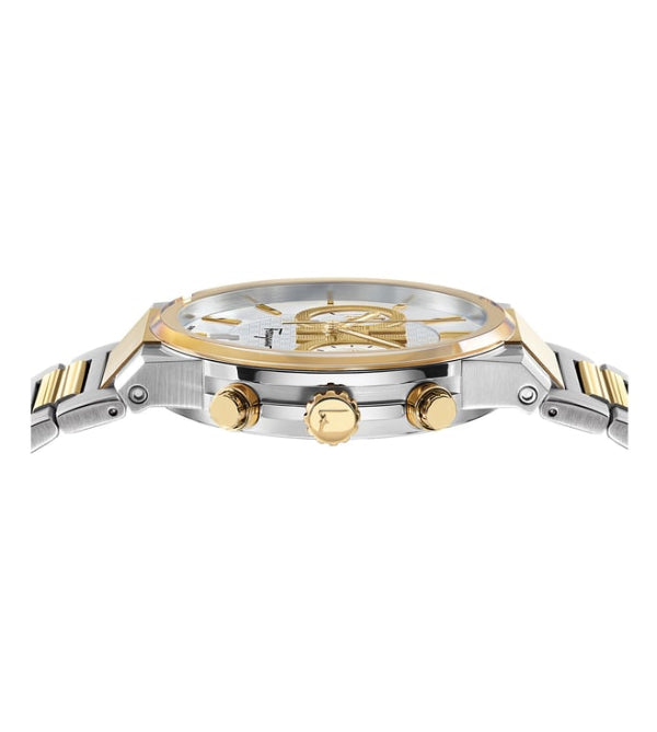 SALVATORE FERRAGAMO SAPPHIRE TWO-TONE STAINLESS STEEL WHITE DIAL