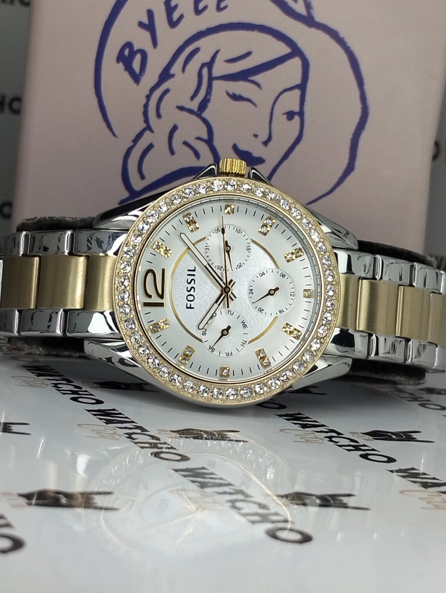 FOSSIL RILEY TWO-TONE image 3