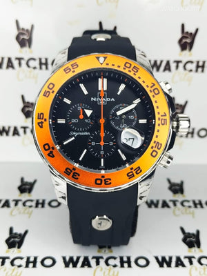 NIVADA SKYMASTER ORANGE BEZEL image 0