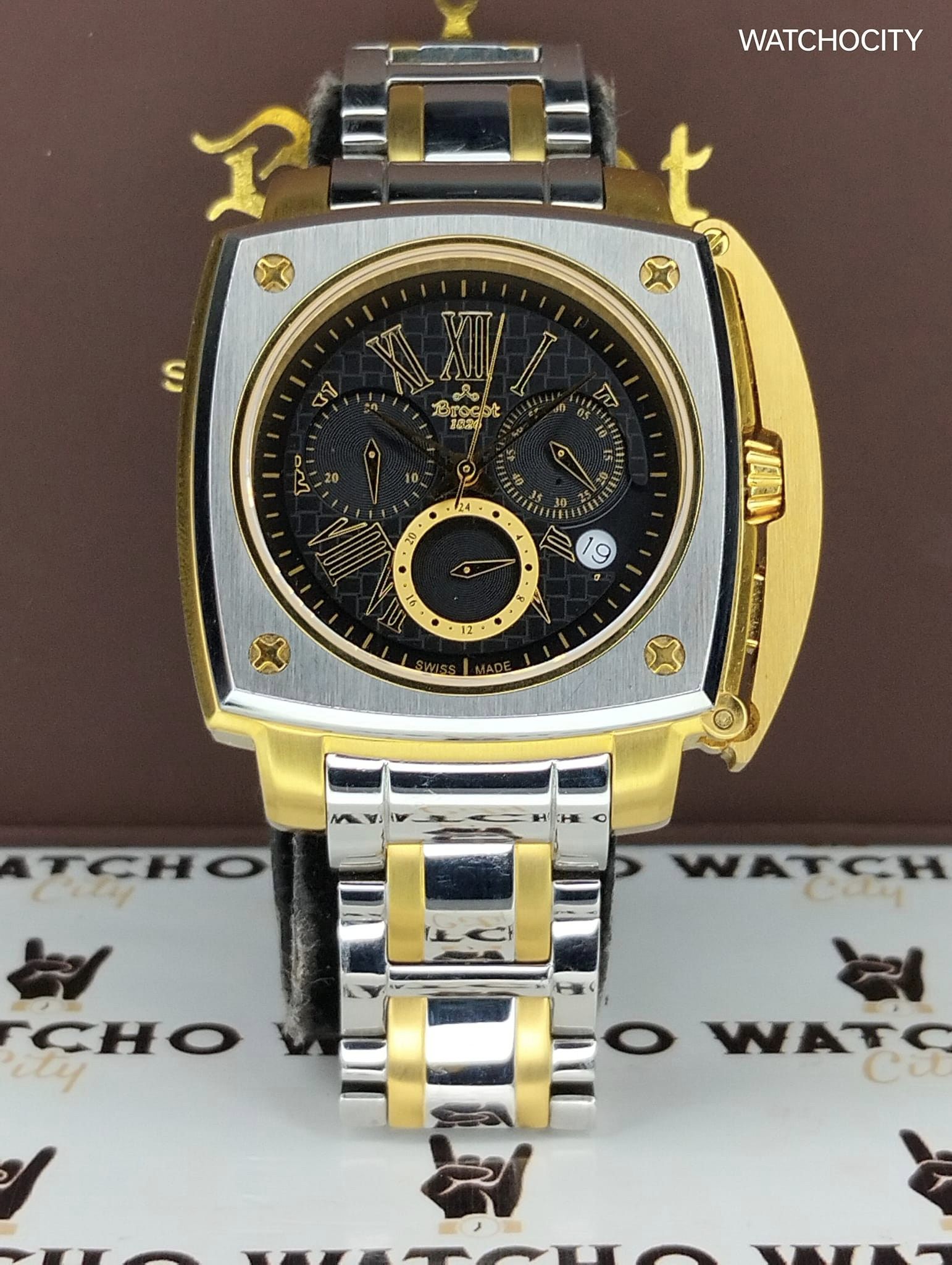 BROCOT 1826 TWO - TONE DIAL image 1