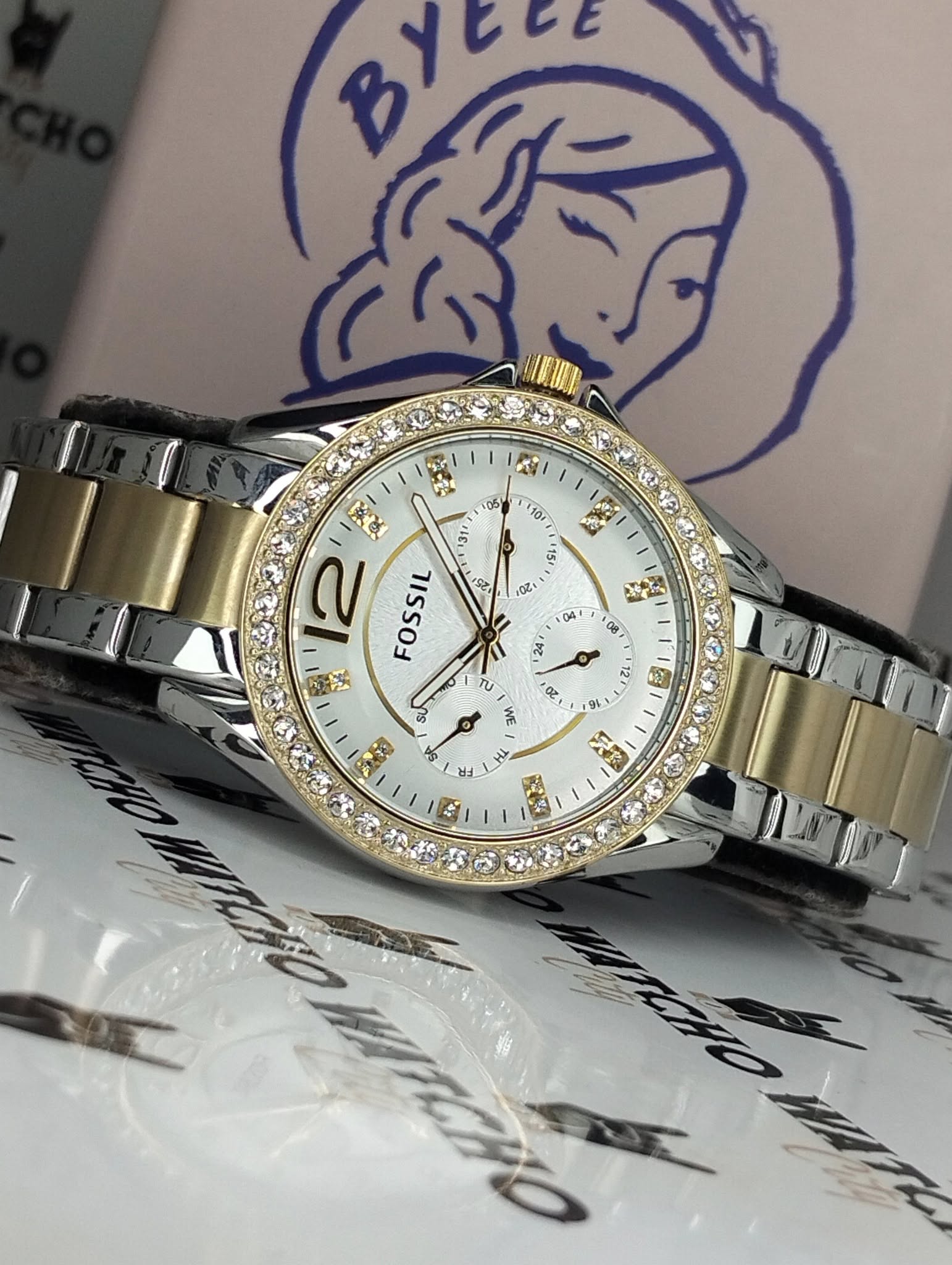 FOSSIL RILEY TWO-TONE image 2