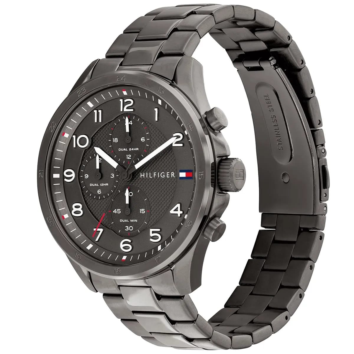 TOMMY HILFIGER AXEL GREY STAINLESS STEEL GREY DIAL CHRONOGRAPH