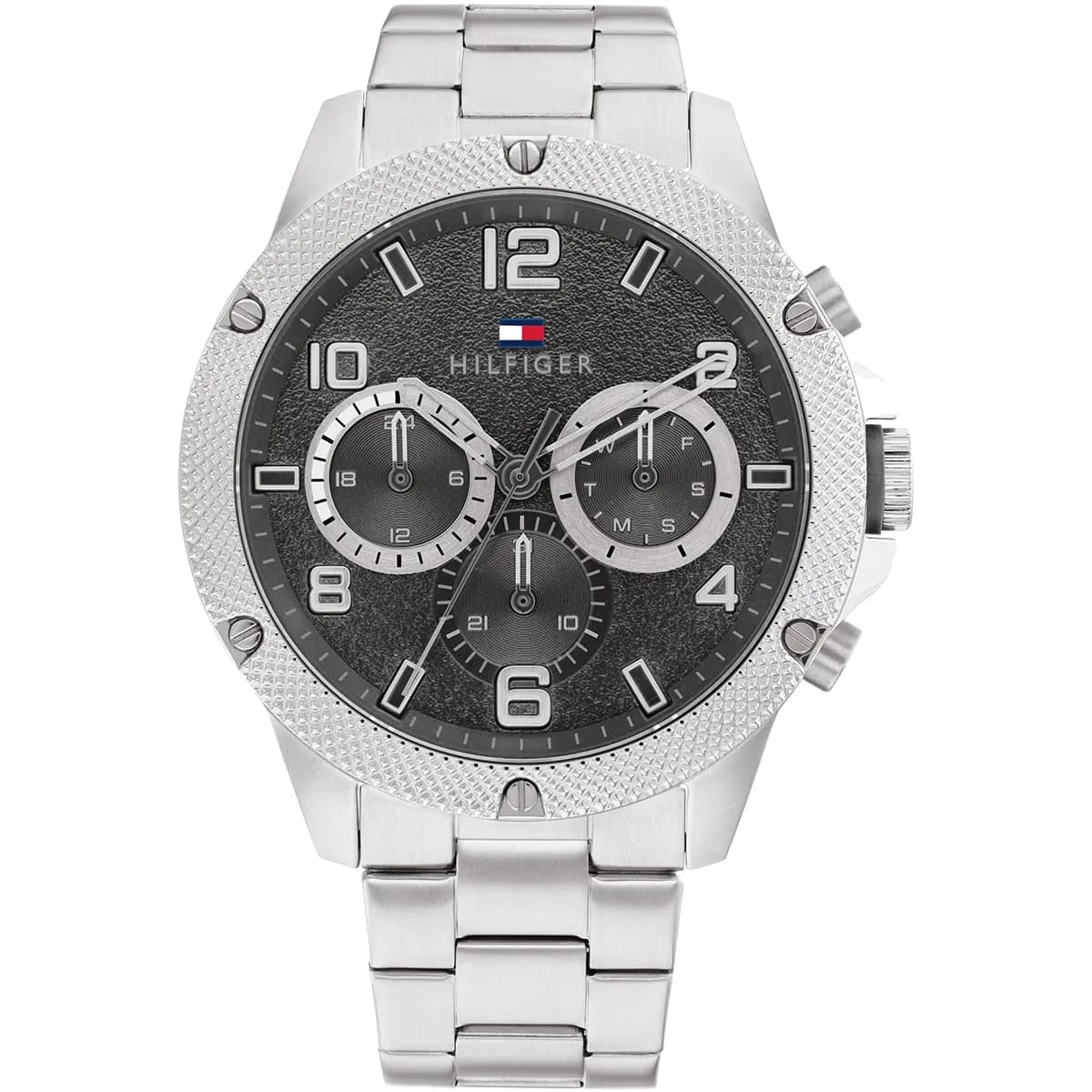 TOMMY HILFIGER BLAZE SILVER STAINLESS STEEL GREY DIAL COSMOGRAPH