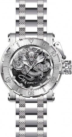 INVICTA COALITION FORCE SILVER STAINLESS STEEL MULTI DIAL AUTOMATIC