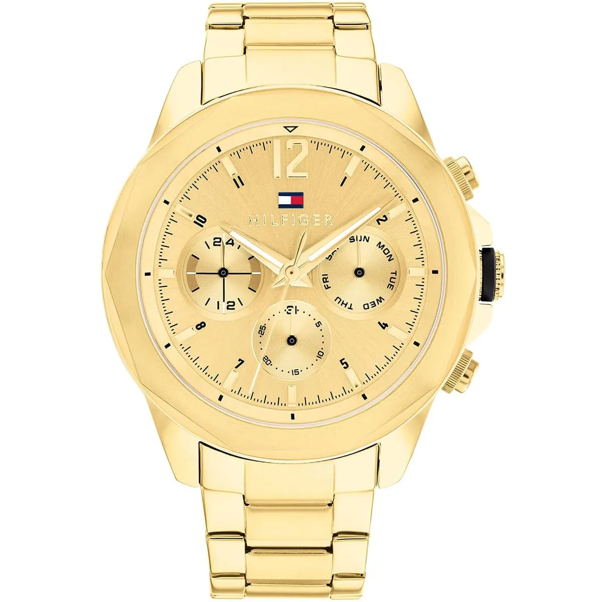 TOMMY HILFIGER LARS GOLD STAINLESS STEEL GOLD DIAL COSMOGRAPH