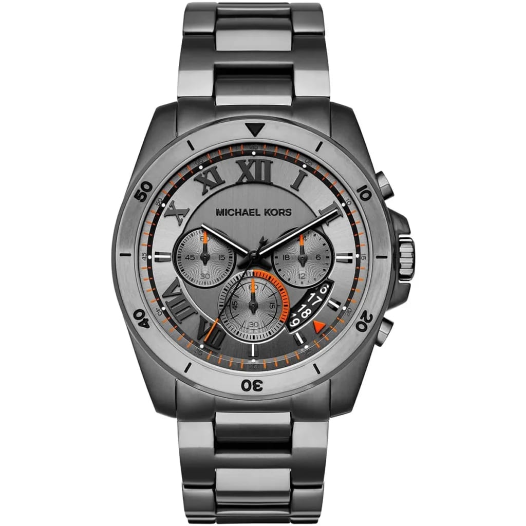 MICHAEL KORS BRECKEN GREY STAINLESS STEEL GREY DIAL CHRONOGRAPH