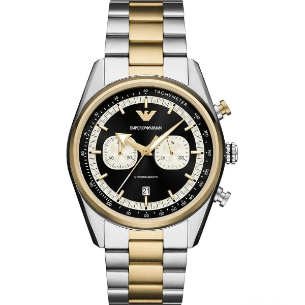 EMPORIO ARMANI RACER GOLD & BLACK