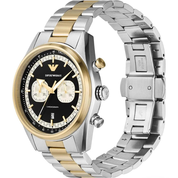 EMPORIO ARMANI RACER GOLD & BLACK