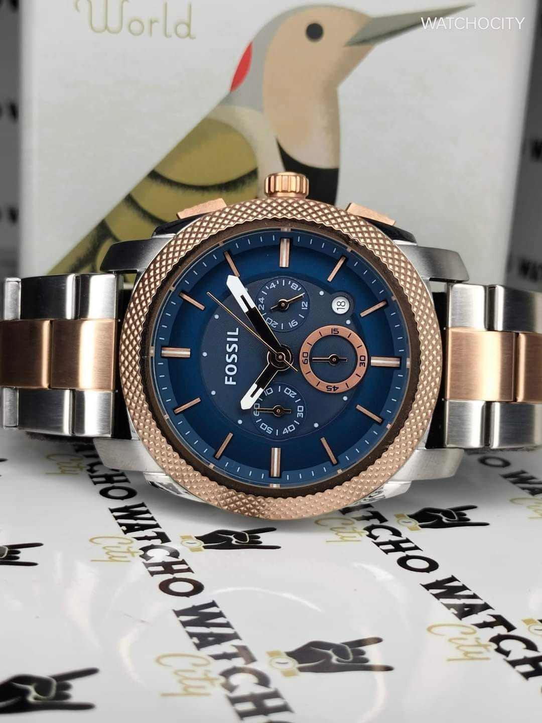 FOSSIL TWO -TONE MACHINE image 4